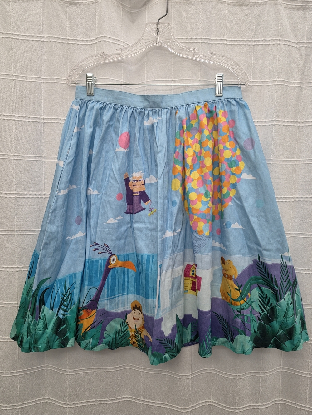 Loungefly Light Blue Cartoon Balloon Print Skirt